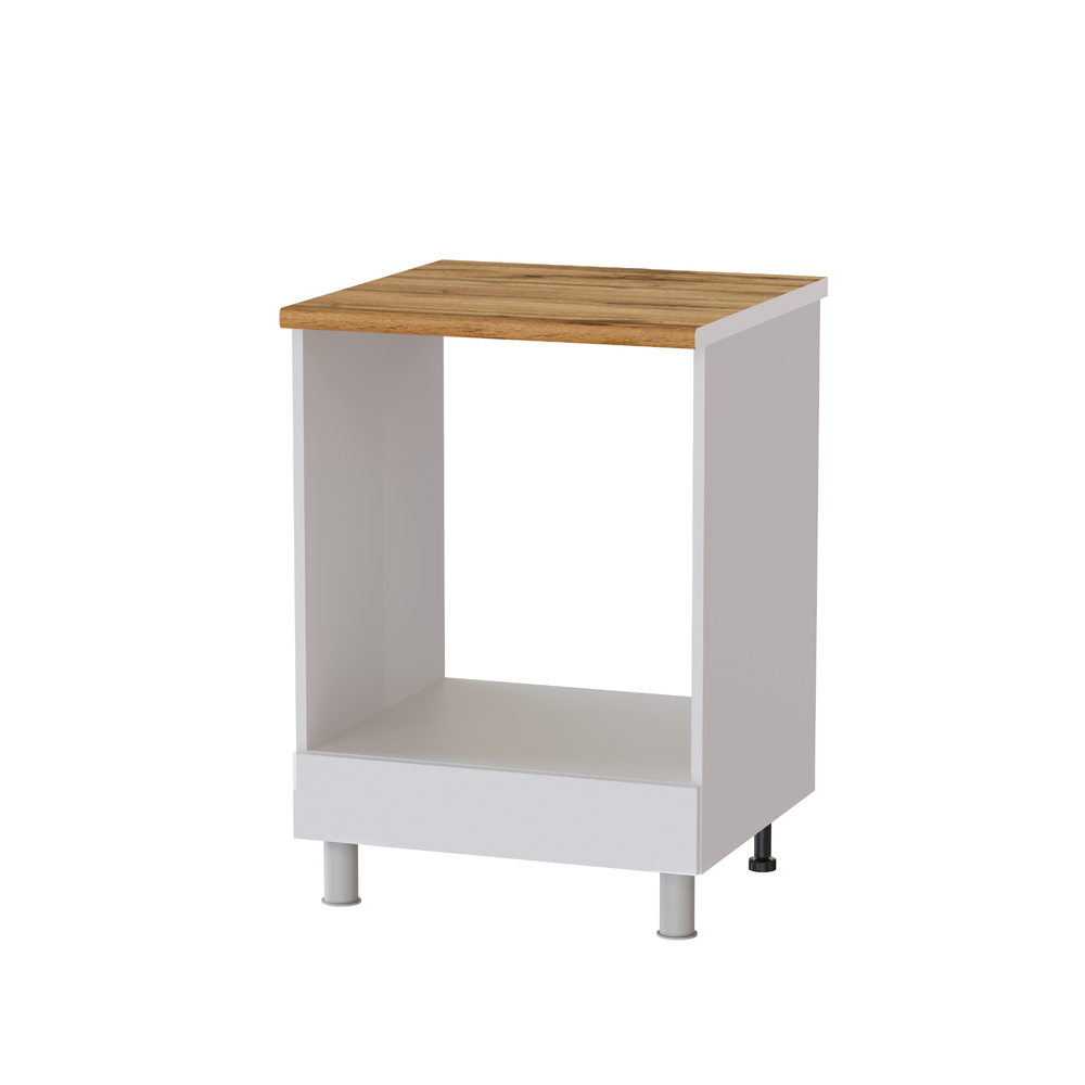 Стол под духовой шкаф П6Д Плейона белый без столешницы